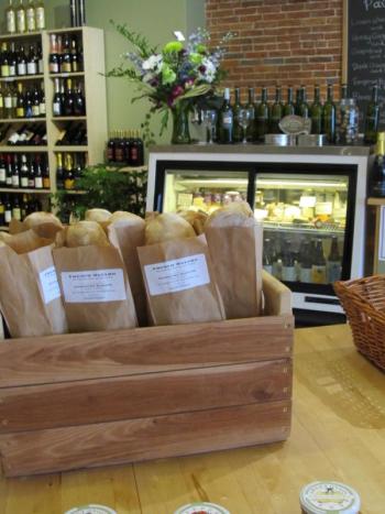 Lots of local products are part of the tastings at Vinolio. (Photo by Kay Stephens)