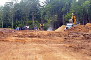 Construction is underway and the project is scheduled for a February 2014 completion date. (Photo by Ron Hawkes)