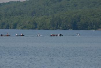 Sunday was a beautiful day for the 38th Annual Megunticook Lake Race. (Photo by Ron Hawkes)