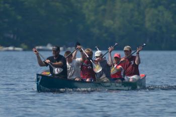 Sunday was a beautiful day for the 38th Annual Megunticook Lake Race. (Photo by Ron Hawkes)