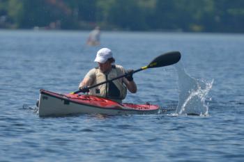 Sunday was a beautiful day for the 38th Annual Megunticook Lake Race. (Photo by Ron Hawkes)