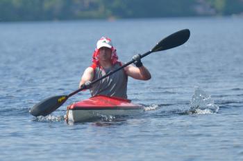 Sunday was a beautiful day for the 38th Annual Megunticook Lake Race. (Photo by Ron Hawkes)