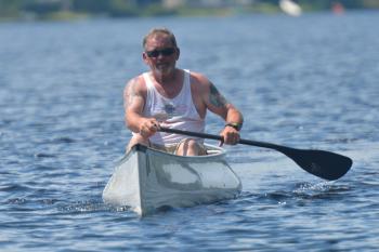 Sunday was a beautiful day for the 38th Annual Megunticook Lake Race. (Photo by Ron Hawkes)