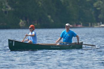 Sunday was a beautiful day for the 38th Annual Megunticook Lake Race. (Photo by Ron Hawkes)