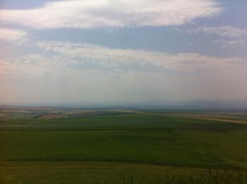 The infinite vistas of rural Romania. (Photo by Ari Snider)