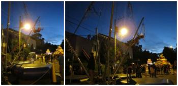 The bungee jump was popular with kids and adults. (Photo by Erica Thoms)