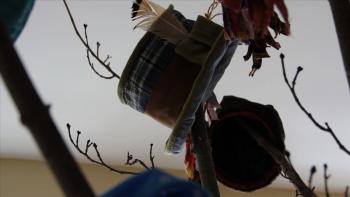 Hanging from the hat tree. (Photo by Wes Sterrs)