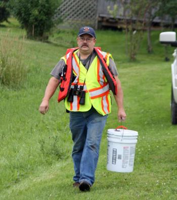 Thomaton firefighter Tony Leo. (Photo by Holly S. Edwards)