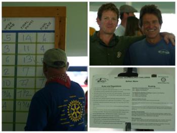 The First Mates pose for a picture as the final scores are tallied.