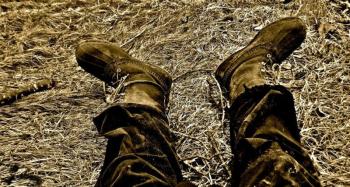 The boots. Courtesy Elisa Wite Hurley