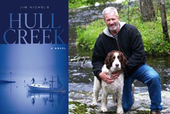 Author Jim Nichols with his dog Brady in Waldoboro, Maine. (Photos courtesy Jim Nichols)