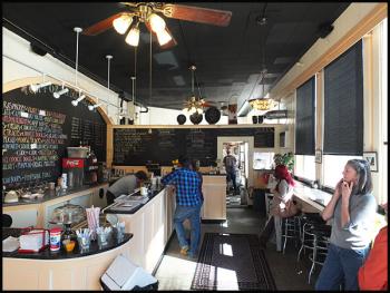 The lobby as seen now at the Thorndike Creamery.