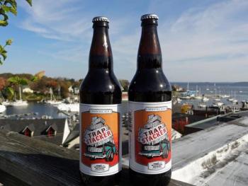 Trap Stacker Ale is available at French & Brawn for a limited time. (Courtesy Monhegan Brewing Company)