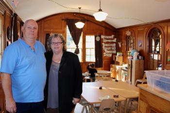 Children’s Voice preschool owners and operators Dennis and Iris Hooper. (Photo by Wes Sterrs)