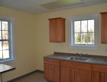 The new kitchen.