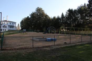 It took a lot of self restraint to remain professional and not climb on the playset. (Photo by Wes Sterrs)
