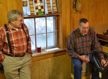 Dick McLaughlin and Andy Hazen. (Photo by Lynda Clancy)