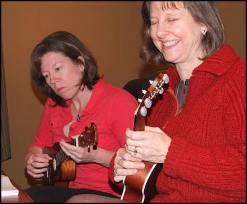 Holly Sherburne and Susan Jones. (Photo by Chris Wolf)