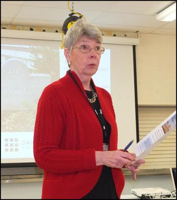 Elaine Nutter, superintendent for the Five Towns and SAD 28