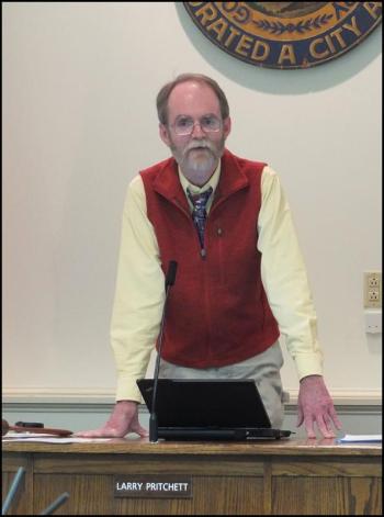 Rockland Mayor Larry Pritchett