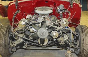 A car in progress.