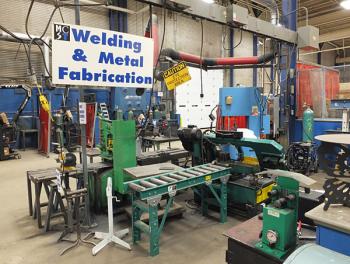 Welding area.