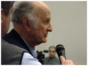 Islesboro Selectman Archibald Gillies was one of several Midcoast residents who asked USACE officials to do a full-blown Environmental Impact Study rather than relying on the less-extensive Environmental Assessment. (Photo by Ethan Andrews)