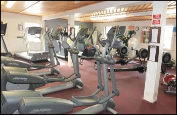 Partial view of cardio equiopment.