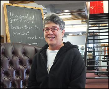 Gym owner Mona Stearns.