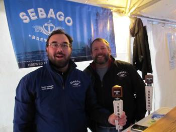Joe Moran and Mike Bumiller from Sebago Brewing Company