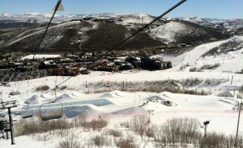 Park City, Utah, slope-style course. (Photo courtesy Ollie John Kimble)