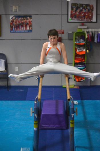 Photos from the North Atlantic Gymnastic Academy boys meet Sunday, March 2 at the Pen Bay YMCA in Rockport. (Photo by Ron Hawkes)