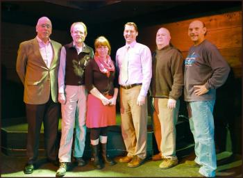 Members of the Rockland Main Street board of directors left to right: Gordon Page, Kathryn Alex, Jeff Charland, Glenn Billington and Paul Benjamin. (Photos by Chris Wolf)