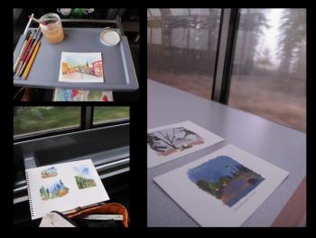 PechuaKucha slide: ‘Riding The Rails’ by Greta Van Campen.