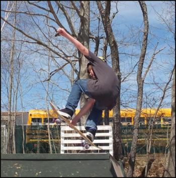 Don Aviles gets some serious air.