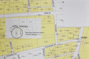 Proposed parking for hotel at 250 Main Street.