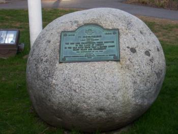 Spanish American War boulder.