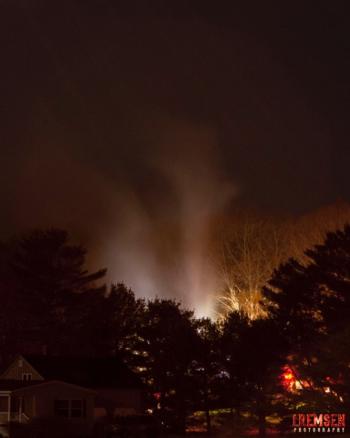 On Route 17 looking towards Rollins’ residence. (Photo by Isaac Remsen)