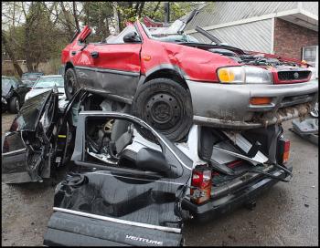 Cars already cut up on Thursday and Friday's training session.