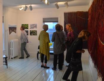 Upstairs, in the Caldbeck Gallery. (Photo by Lynda Clancy)