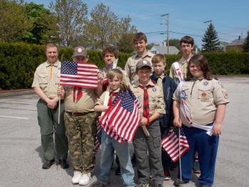 Boy Scout Troop 206. (Photo by Alyssa McCluskey)