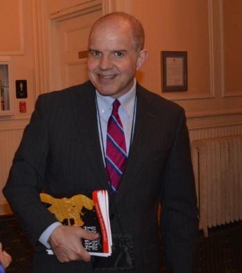 Integral to the show is Charlie Jordan, of Rockland, a supporter, dancer and benefactor. (Photo by Lynda Clancy)