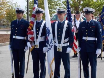 U.S. Coast Guard Color Guard. (Photo by Alyssa McCluskey)