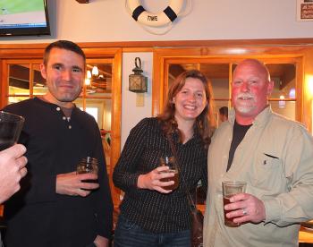 Tommy Moitoso, Meagan Banahan and Clayton Smith. (Photo by Chris Wolf)