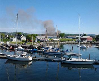 A view from across the harbor in Rockland. (Photo by Scott Entwistle)