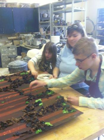 Katie Kunn, Sam Campbell and Alex Jurek. (Photo courtesy Russell Kahn)