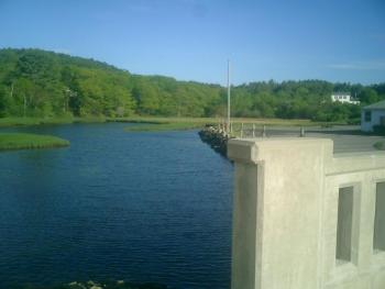 The view upstream from Frohock Bridge is one of the best in town, and probably the least noticed. (Photo by Diane O’Brien)