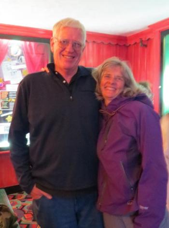 Michael Cunning & wife Elizabeth Wolfe (photo by Erica Thoms)