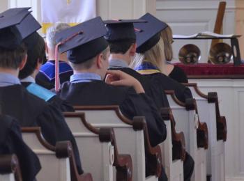 Inside the First Congregational Church in Camden. (Photo by Quinn Bunting)