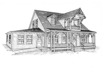 An artist’s rendering of the new Coastal Opportunities home that will be built on Elm Street (Route 1) near the Congregational Church in Camden. (Image courtesy Chris Glass)